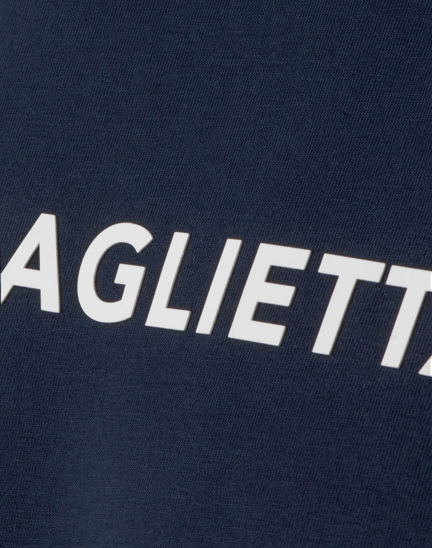 T-shirt blue men's logo small SLIM FIT